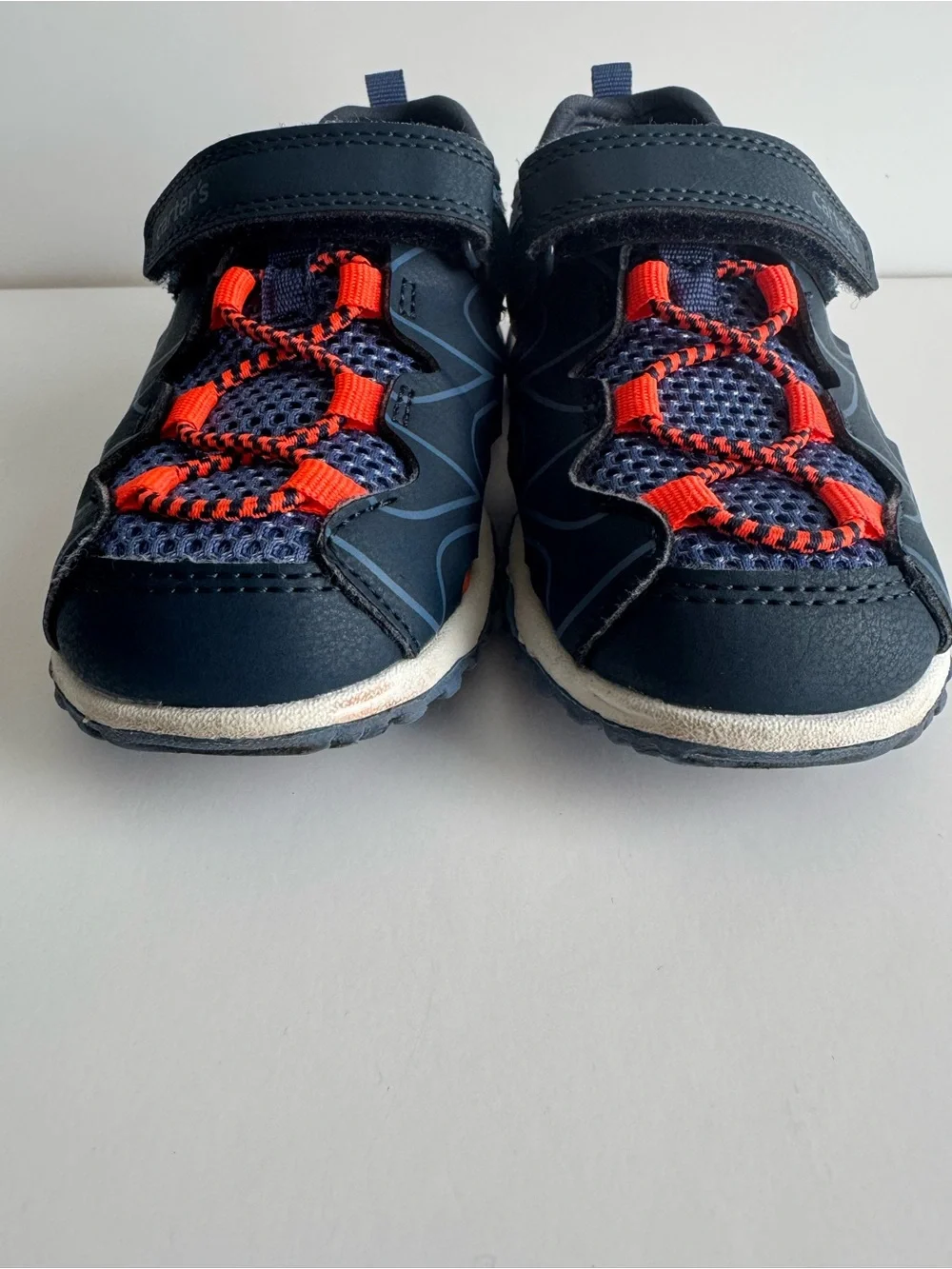 Carter's Navy and Orange Toddler Sandals - Size 11